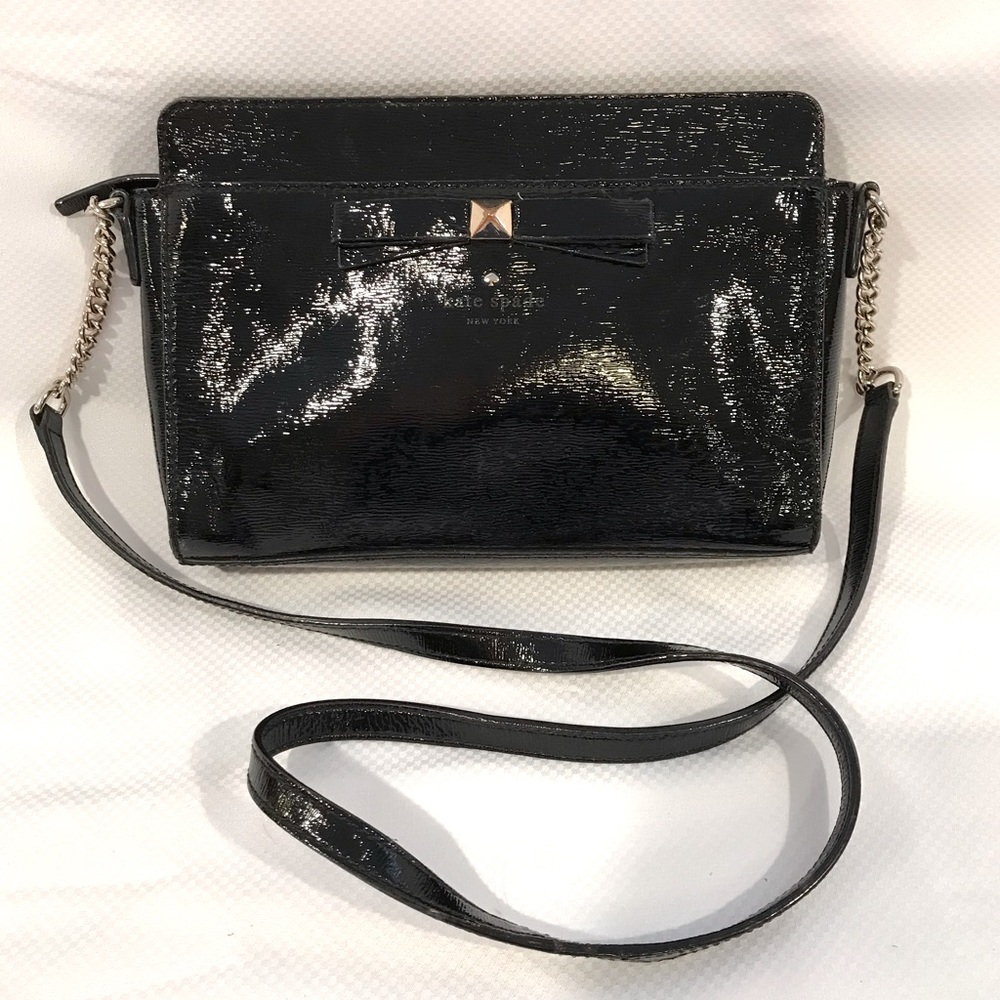 Kate Spade Beacon Court Angelica Black Patent Leather